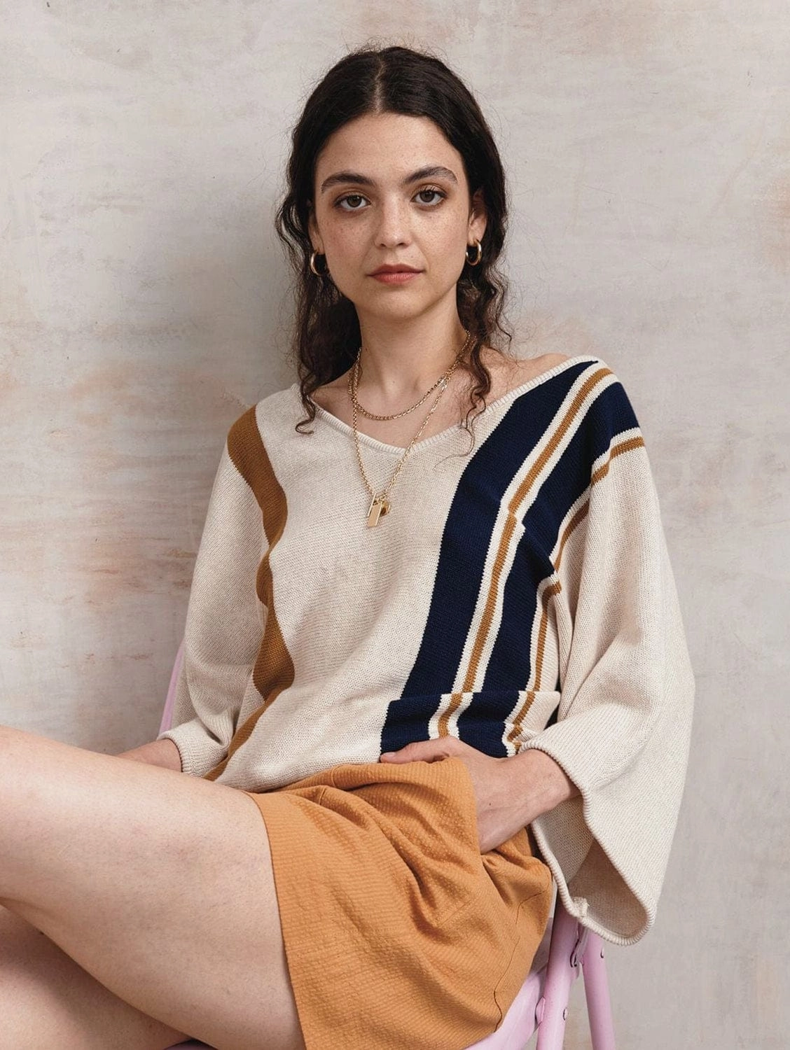 Freddie Women's Organic Cotton Top | Sand