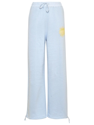 Ganni Logo Embroidered Drawstring Track Pants