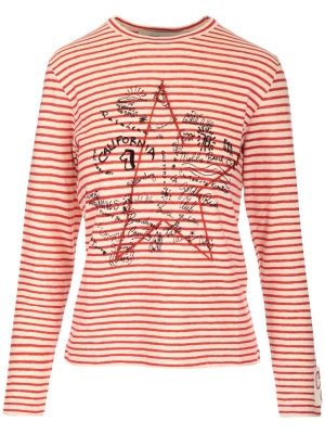 Golden Goose Deluxe Brand Long Sleeved Striped T-Shirt