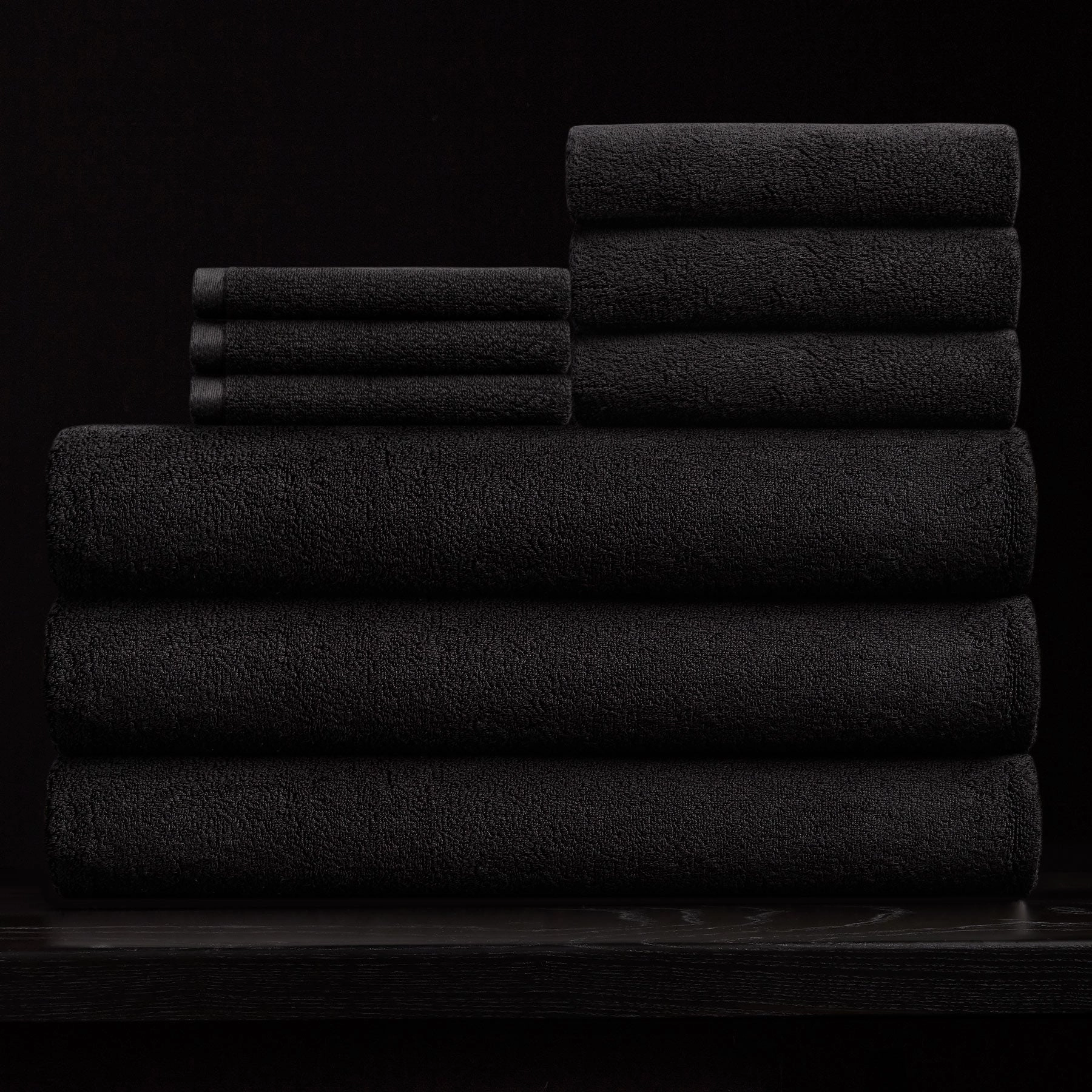 Hand Towel - Black