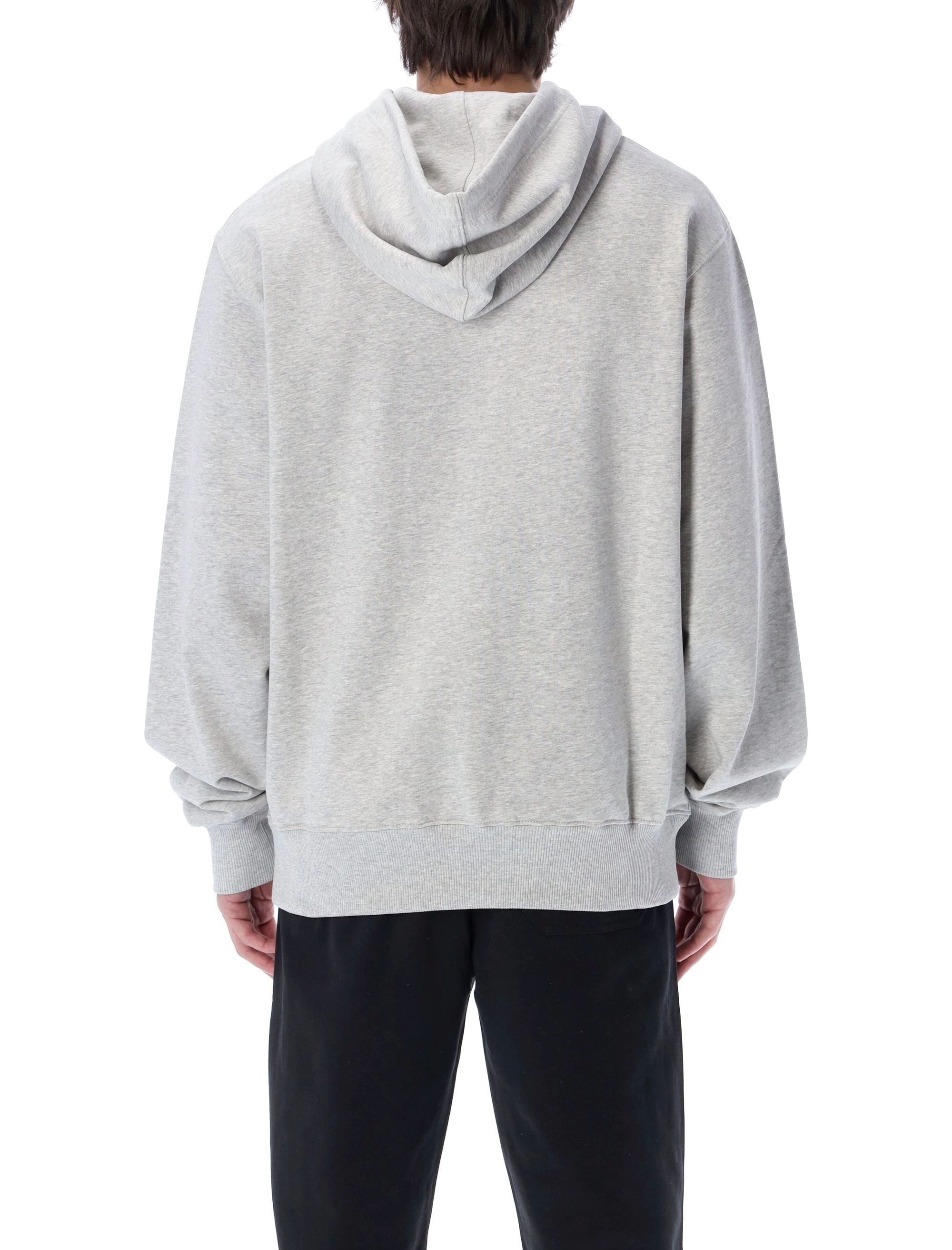 Helmut Lang Logo Printed Drawstring Hoodie