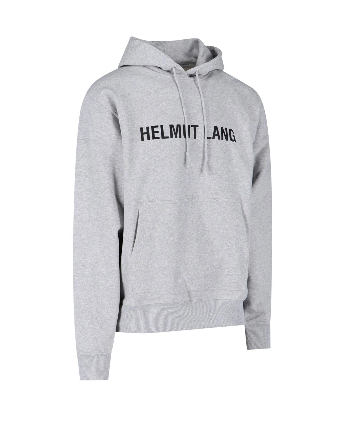Helmut Lang Logo Printed Drawstring Hoodie