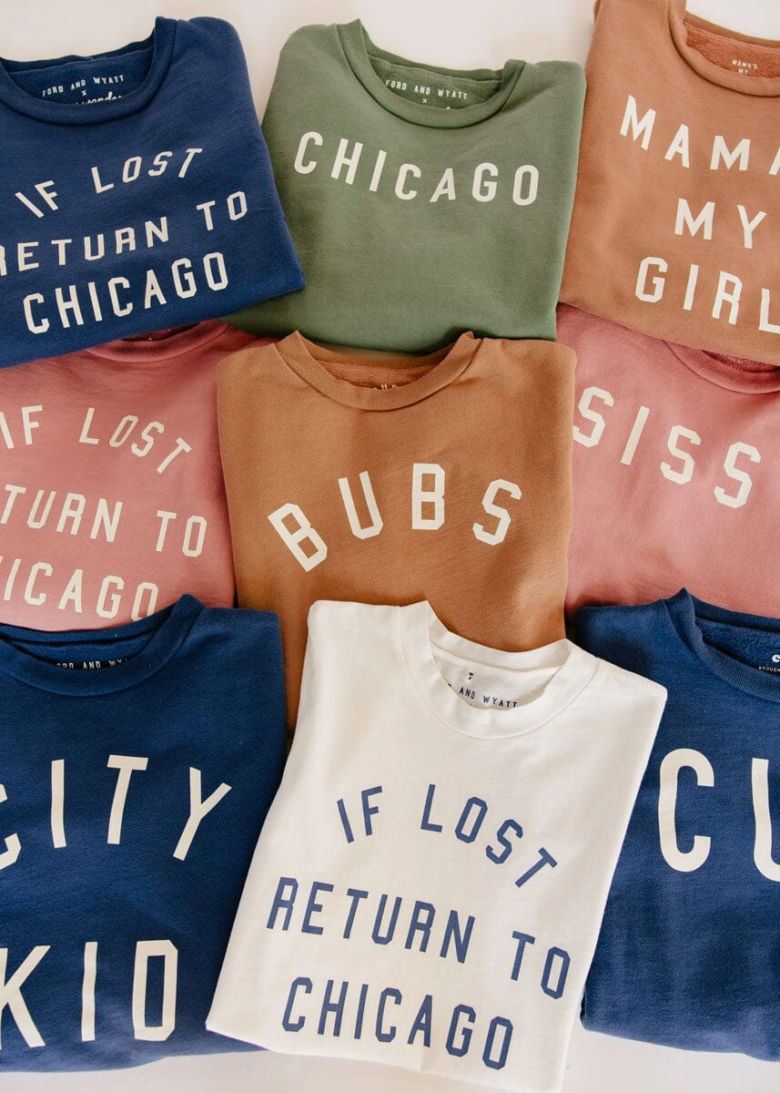 If Lost. Return To Chicago Tee - Off White