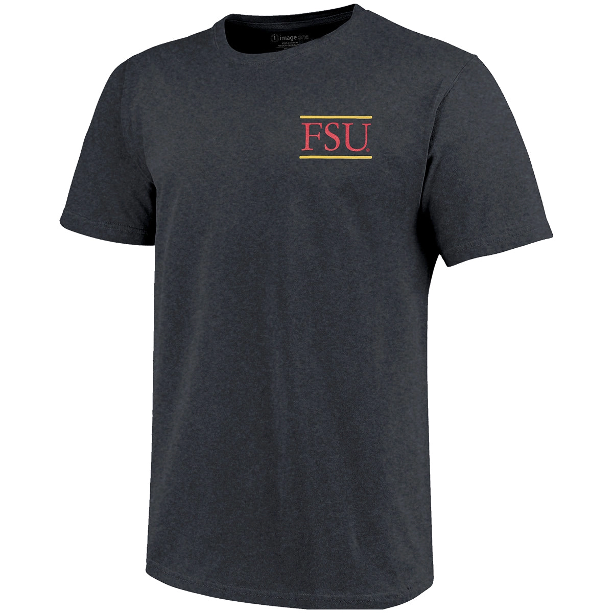 Image One Adult/Unisex Vault Bowden 93 Champs Design Short Sleeve T-shirt - Graphite Heather