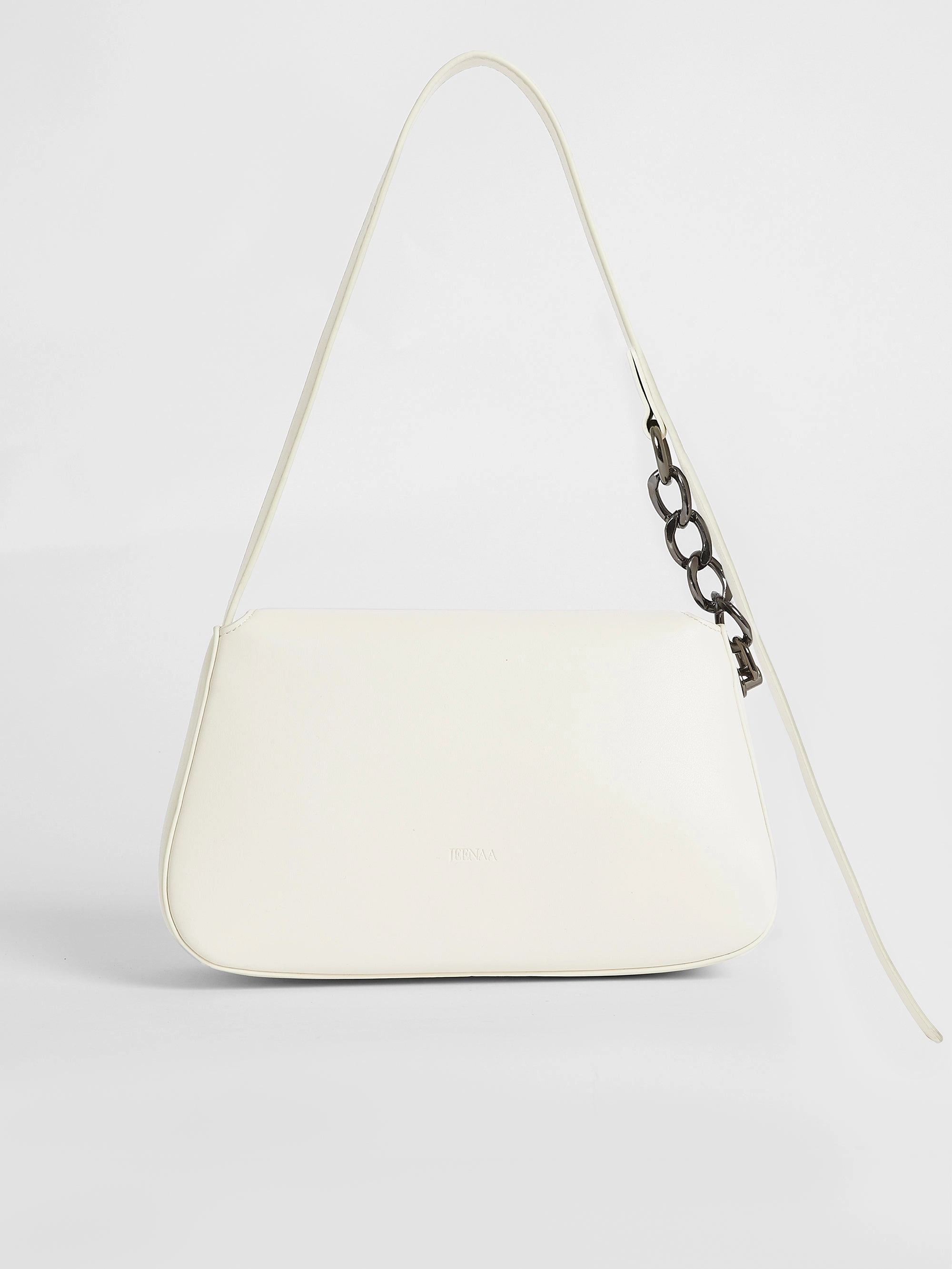 Jeenaa X Chain Baguette Bag