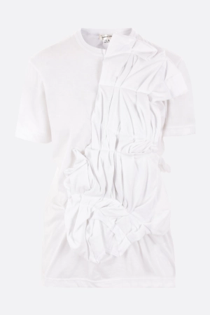 jersey t-shirt with ruches