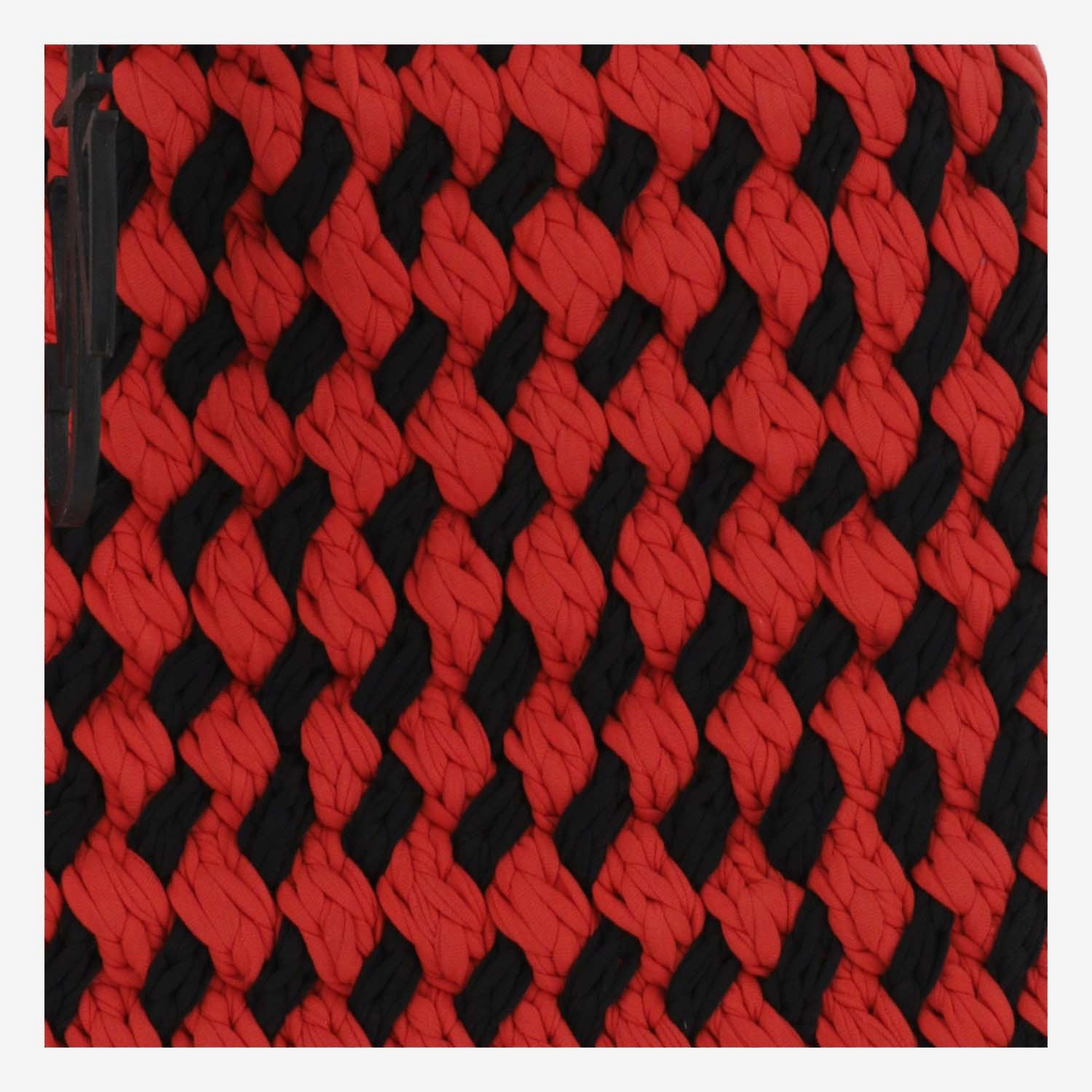 JW Anderson Anchor Logo Tag Crochet Tote Bag
