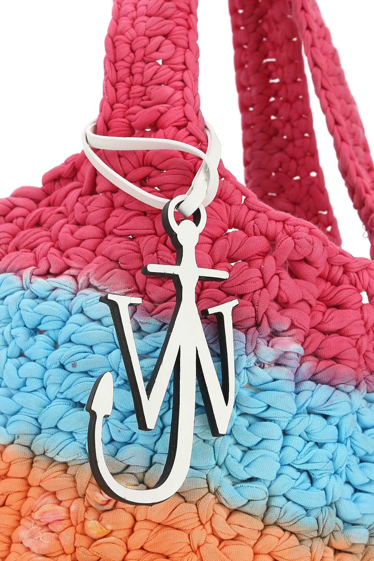 JW Anderson Rainbow Printed Knitted Tote Bag