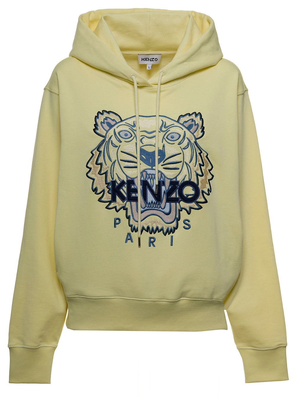 Kenzo Tiger Embroidered Drawstring Hoodie