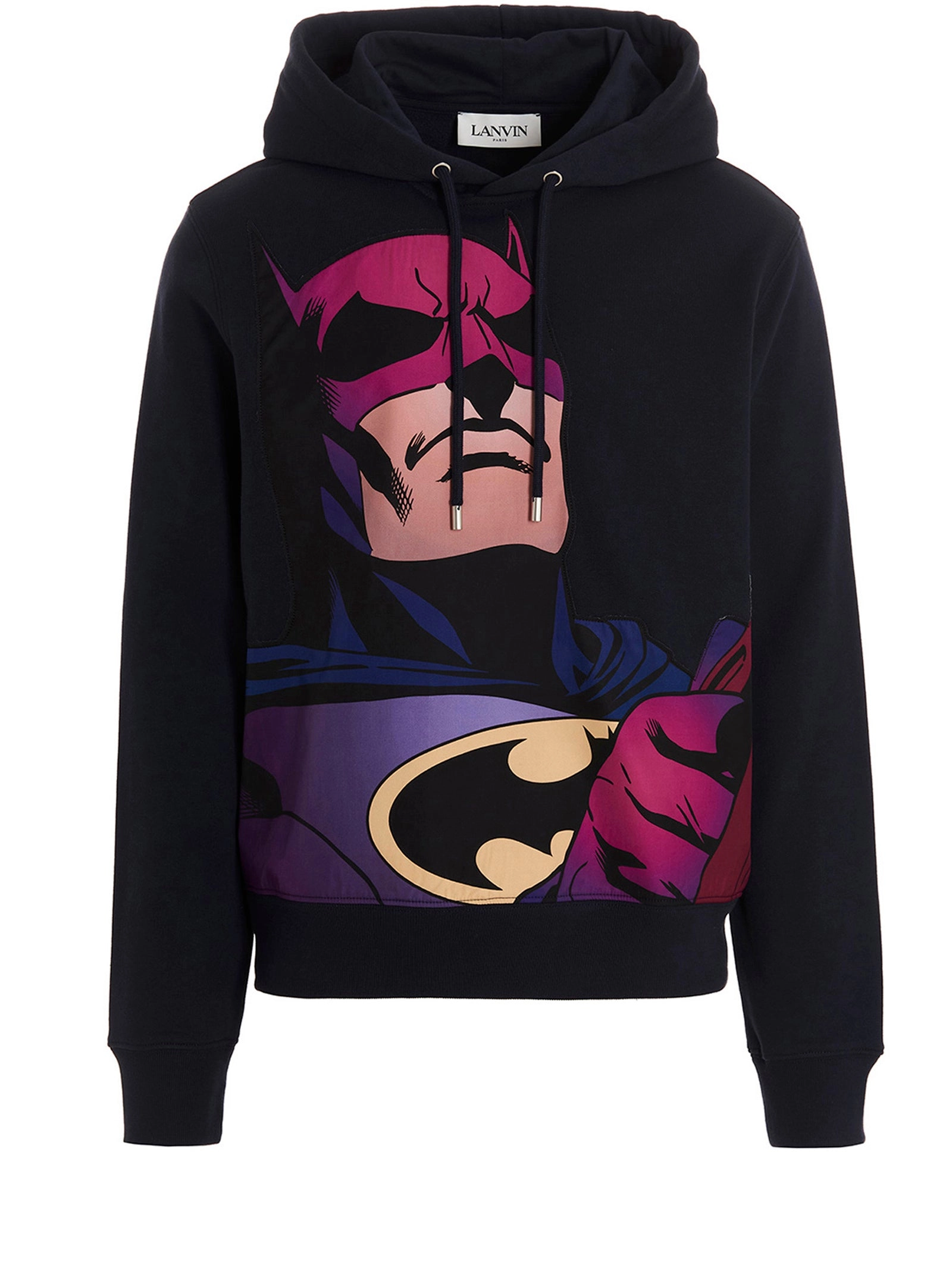 Lanvin Batman Printed Drawstring Hoodie