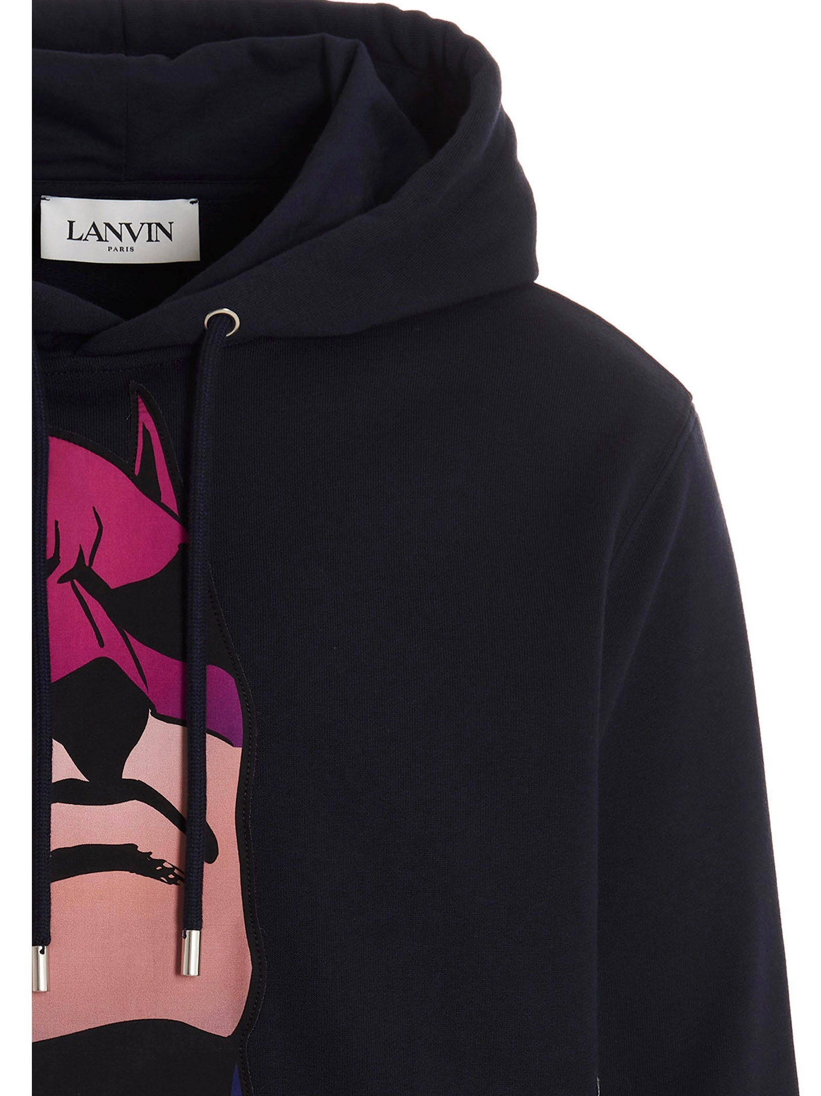 Lanvin Batman Printed Drawstring Hoodie