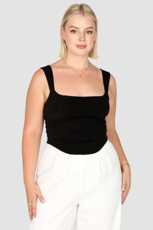 LEYNA TOP BLACK