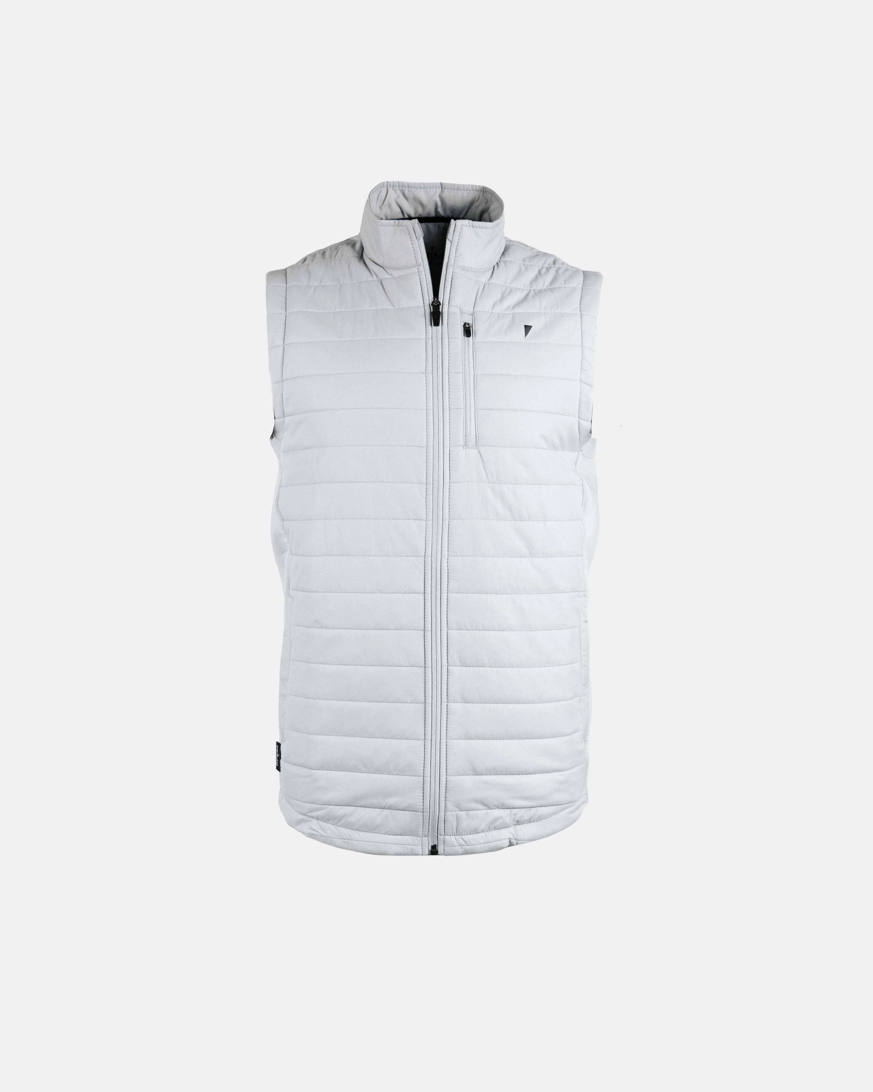 Light Gray Puff Vest