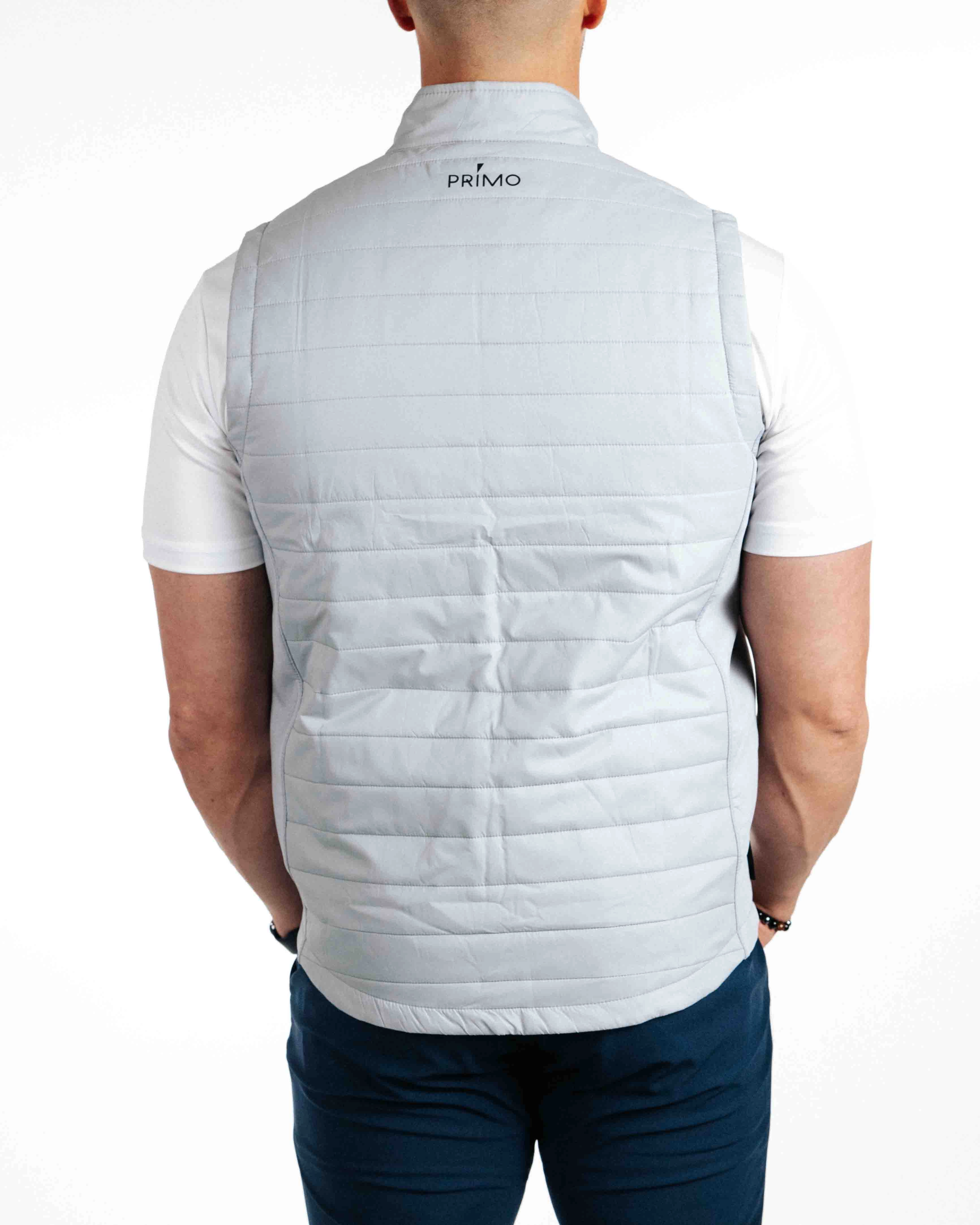 Light Gray Puff Vest