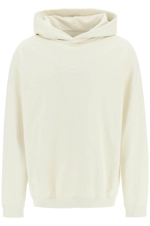 Maison Margiela Logo Detailed Long-Sleeved Hoodie
