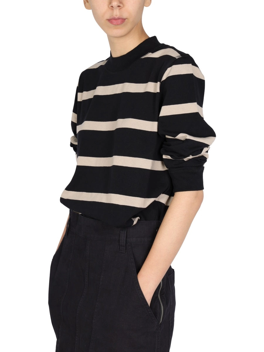 Margaret Howell Striped Long-Sleeved Jumper