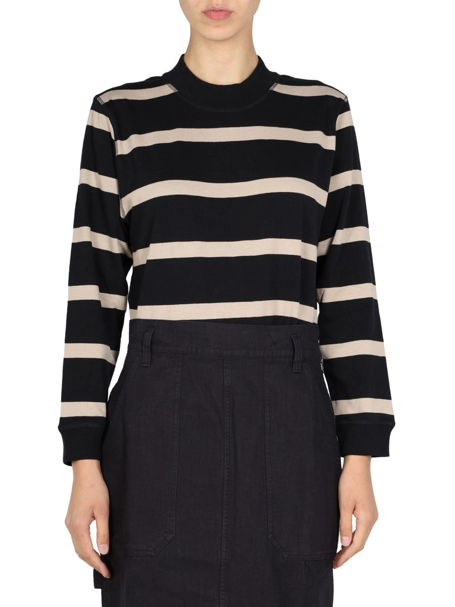 Margaret Howell Striped Long-Sleeved Jumper
