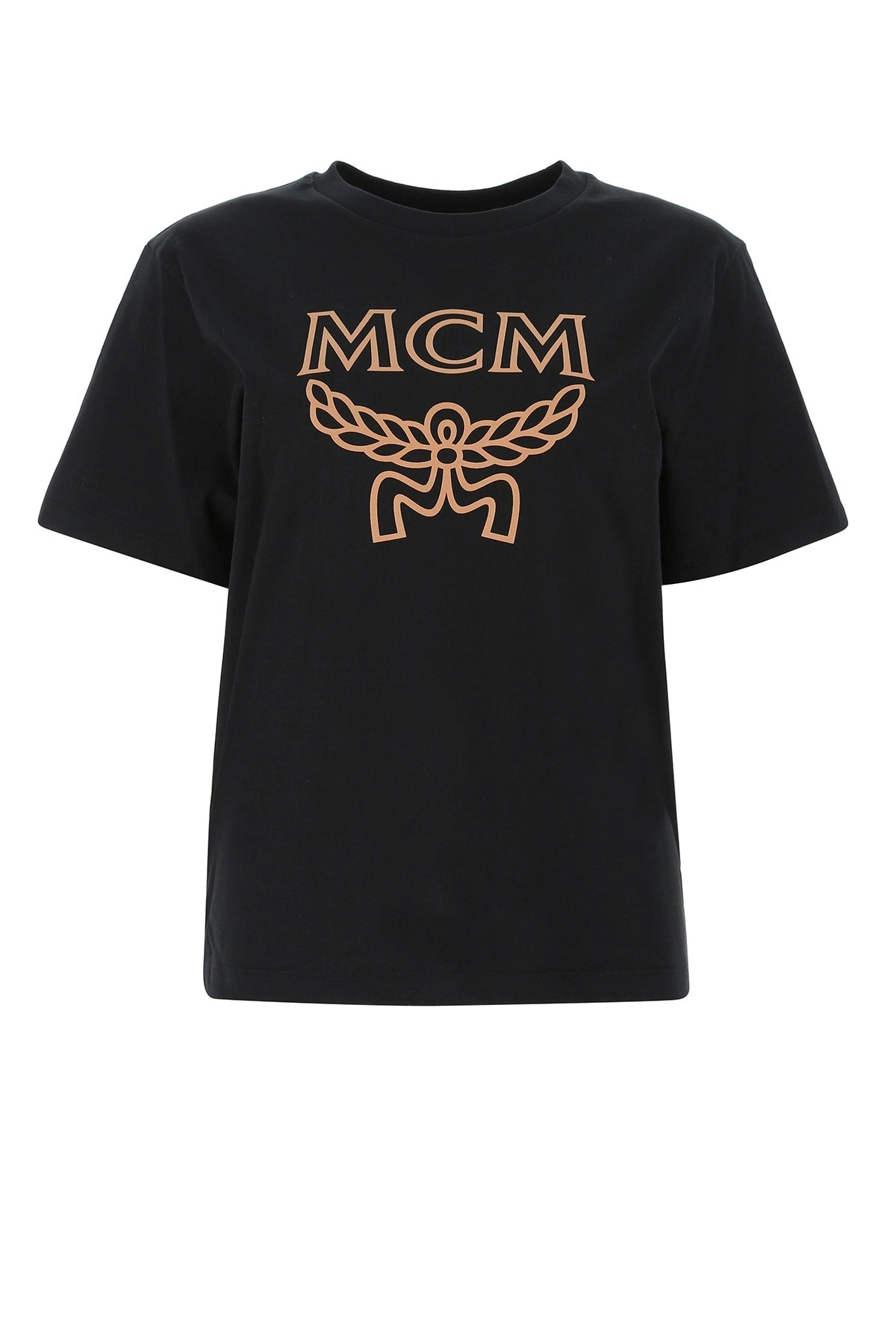 MCM Logo Printed Crewneck T-Shirt