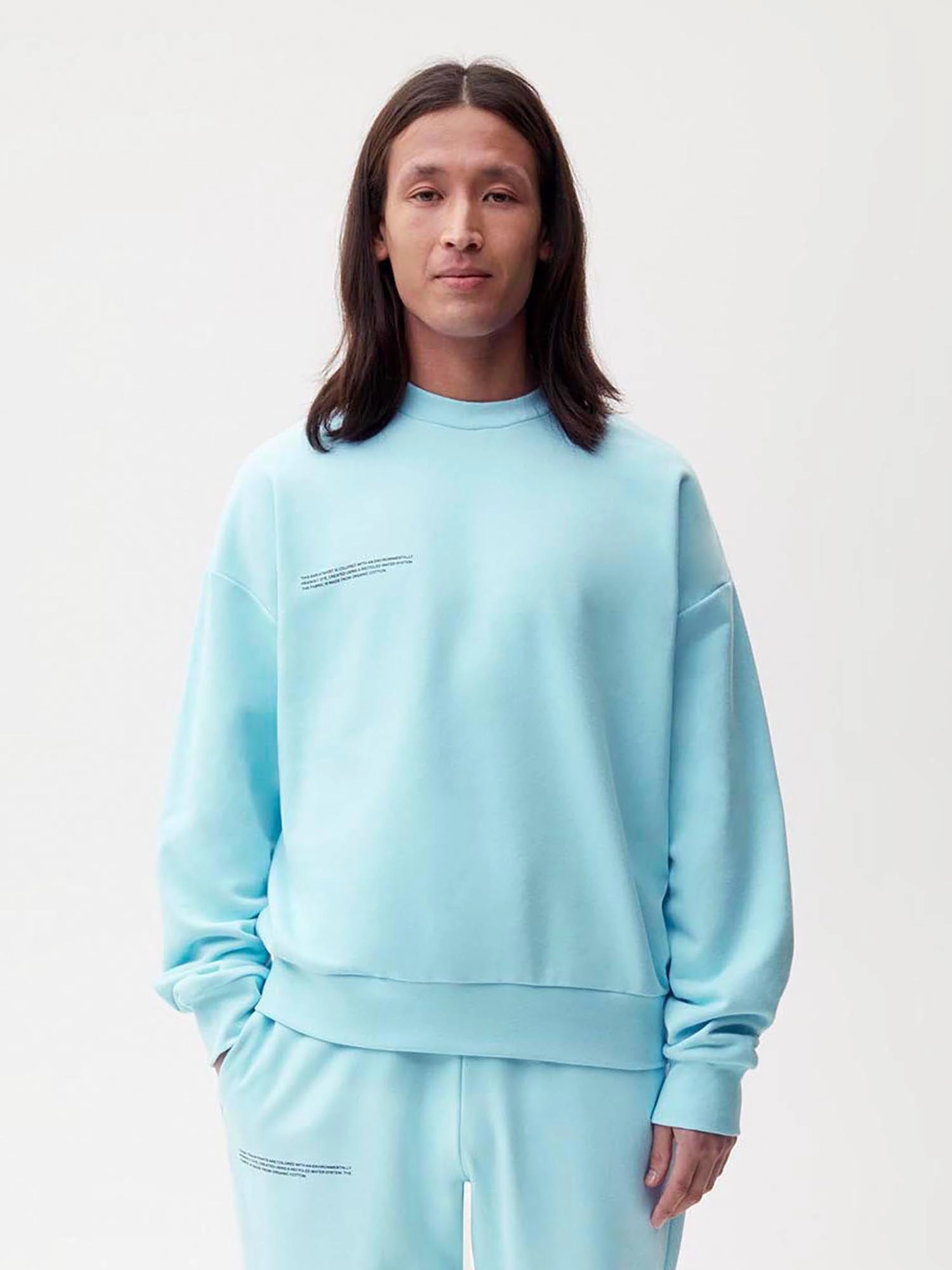 Mens 365 Heavyweight Sweatshirt—celestial blue