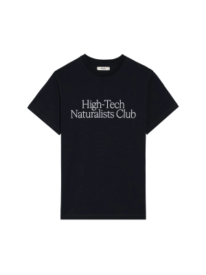 Mens High-Tech Naturalists Club T-shirt—black