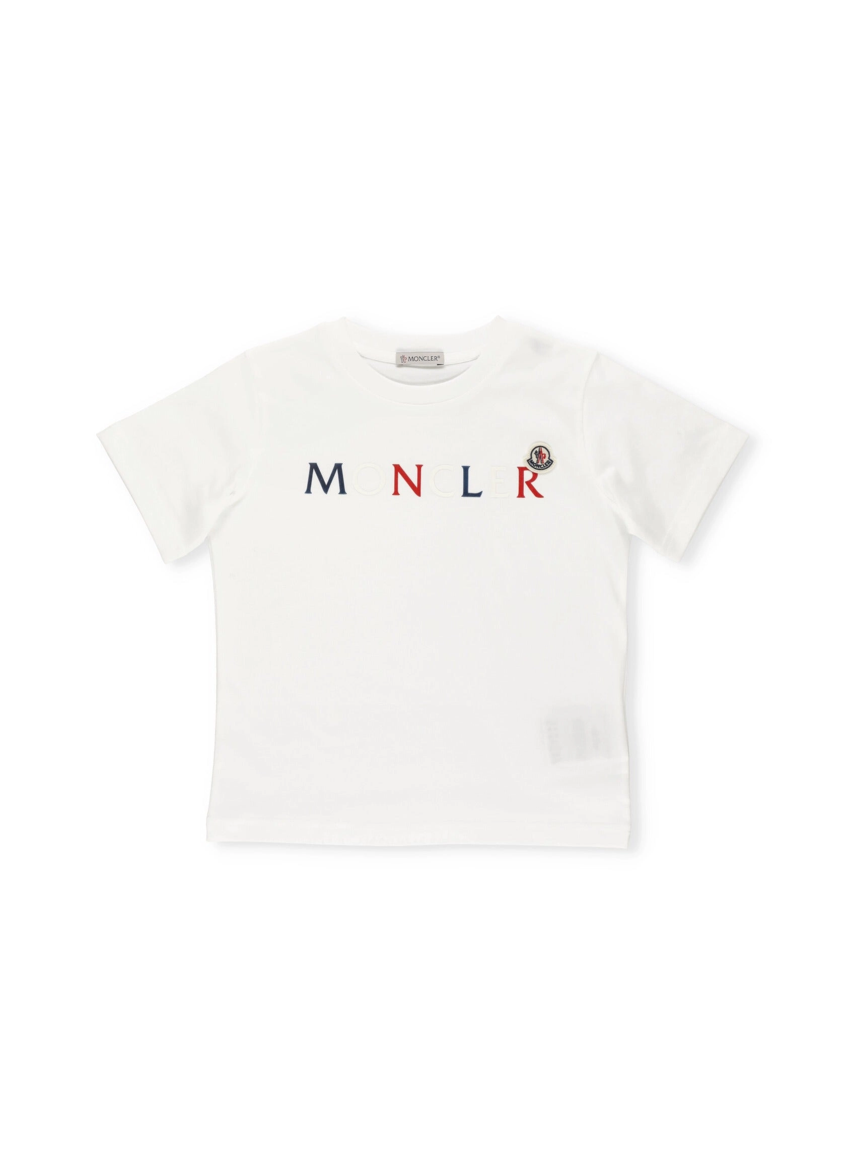 Moncler Enfant Logo Patch Crewneck T-Shirt