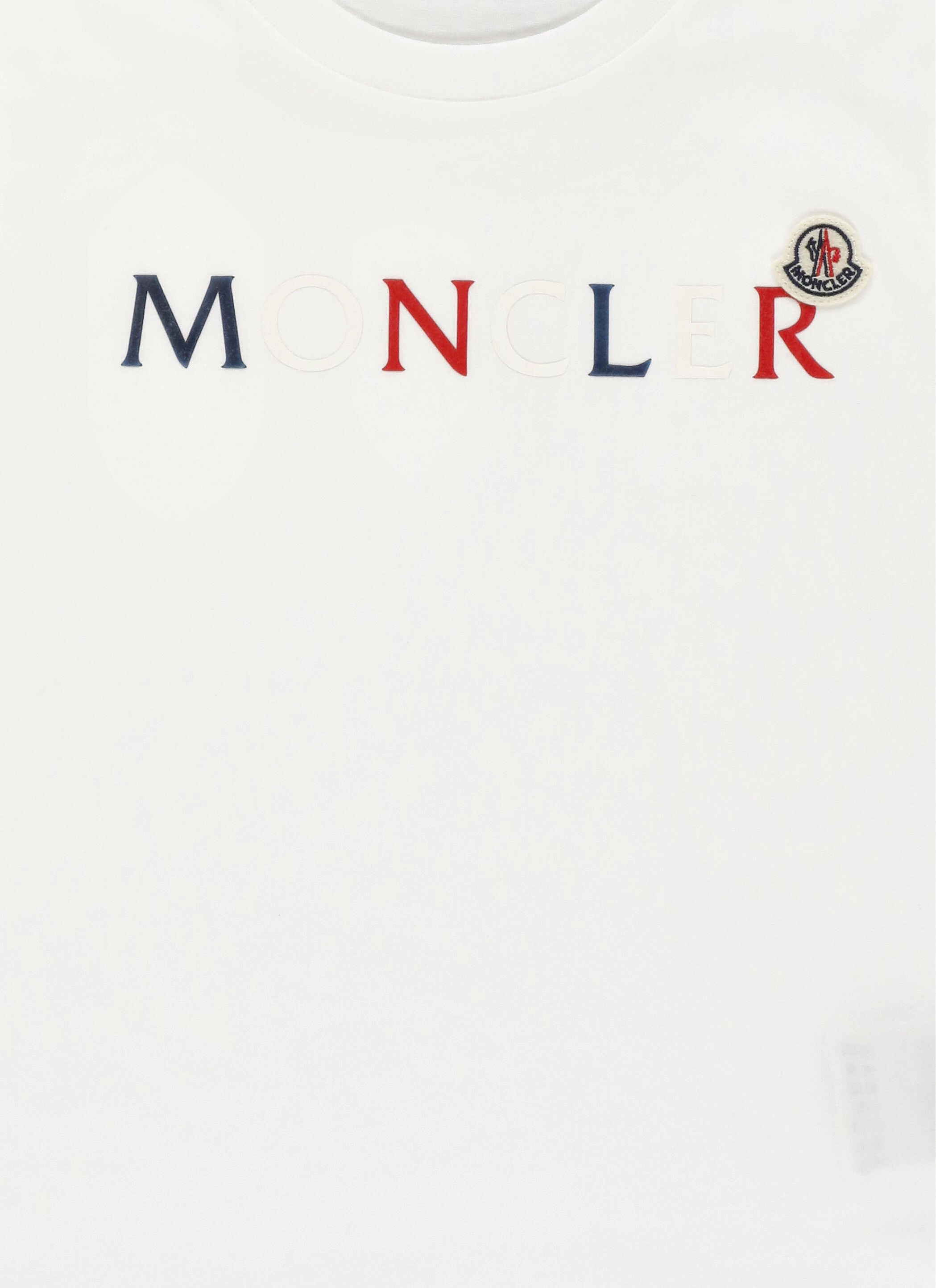 Moncler Enfant Logo Patch Crewneck T-Shirt