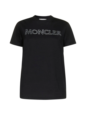 Moncler Logo Printed Round-Neck T-Shirt