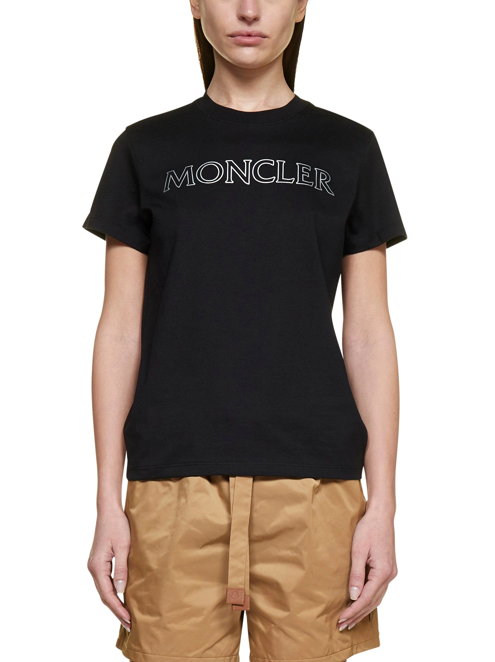 Moncler Logo Printed Round-Neck T-Shirt