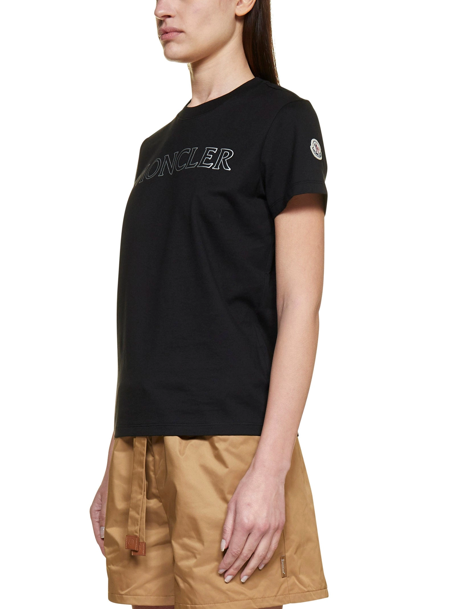 Moncler Logo Printed Round-Neck T-Shirt