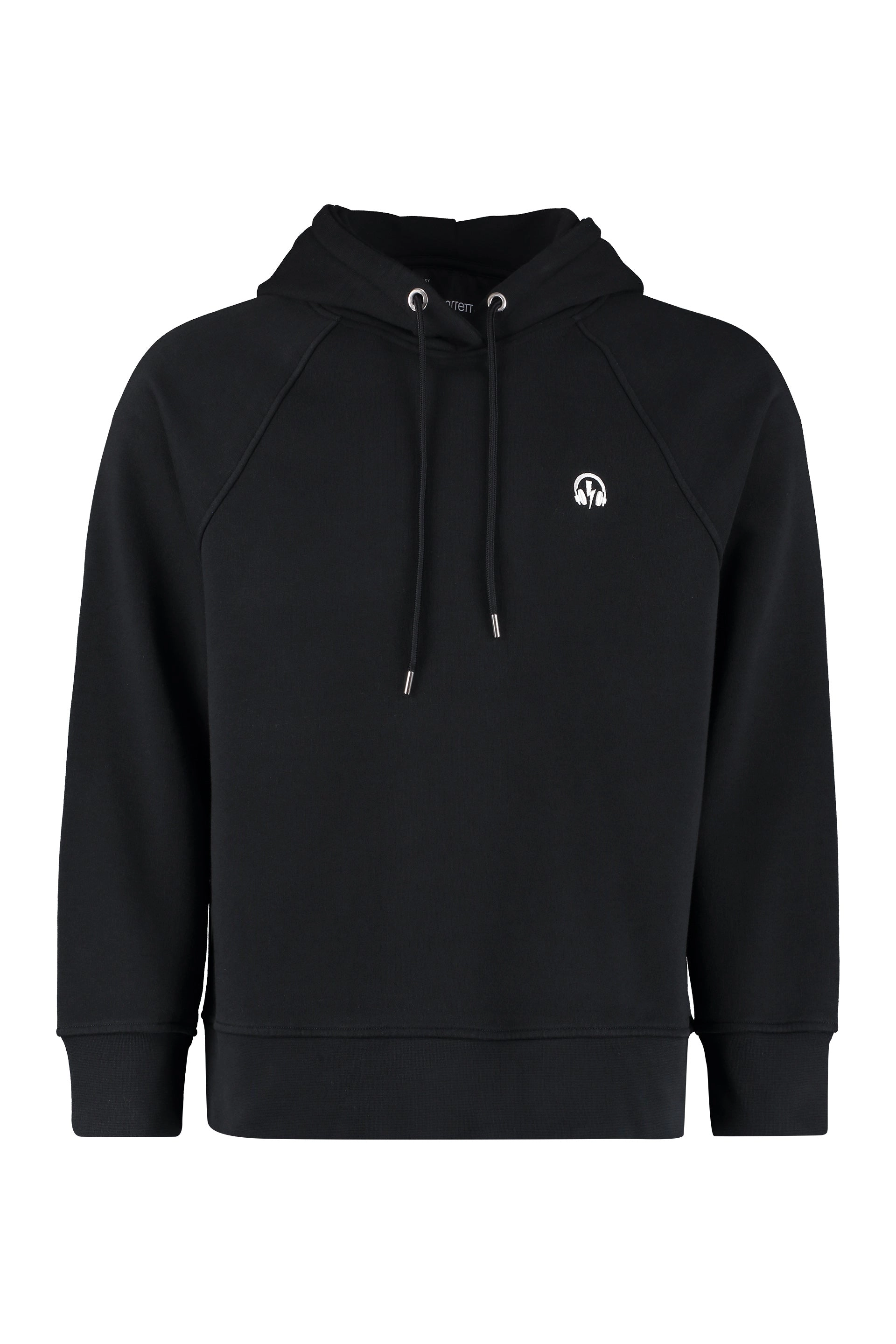 Neil Barrett Logo Embroidered Drawstring Hoodie
