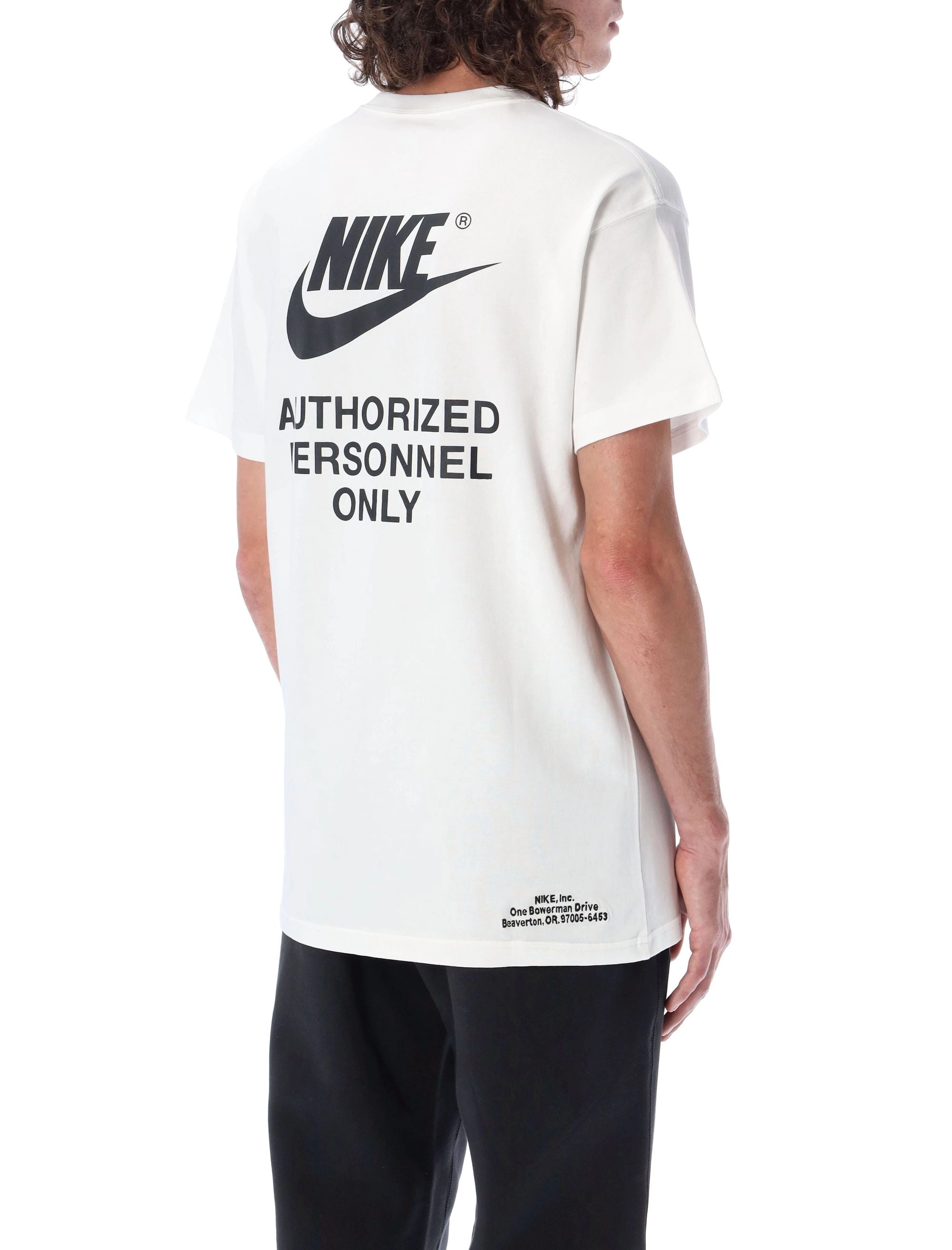 Nike Logo Printed Crewneck T-Shirt