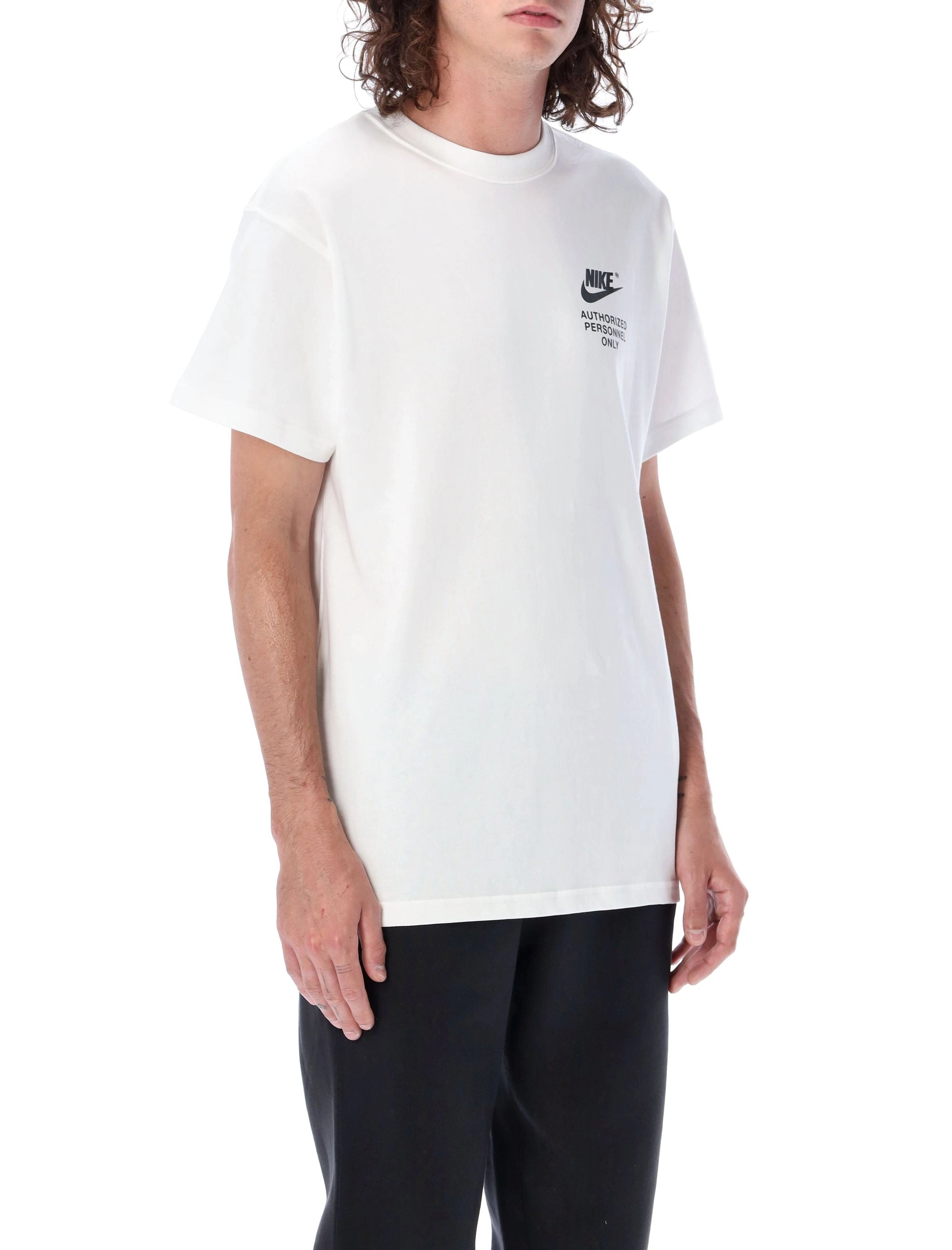 Nike Logo Printed Crewneck T-Shirt