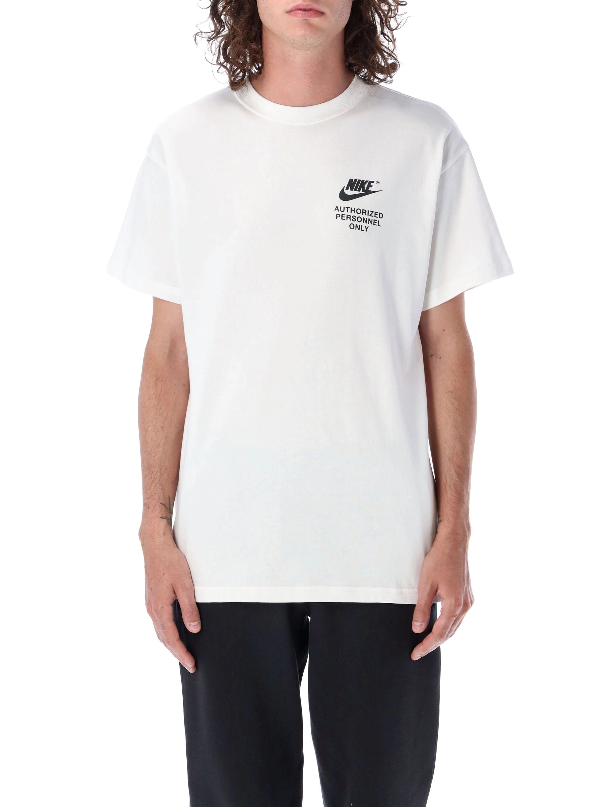 Nike Logo Printed Crewneck T-Shirt