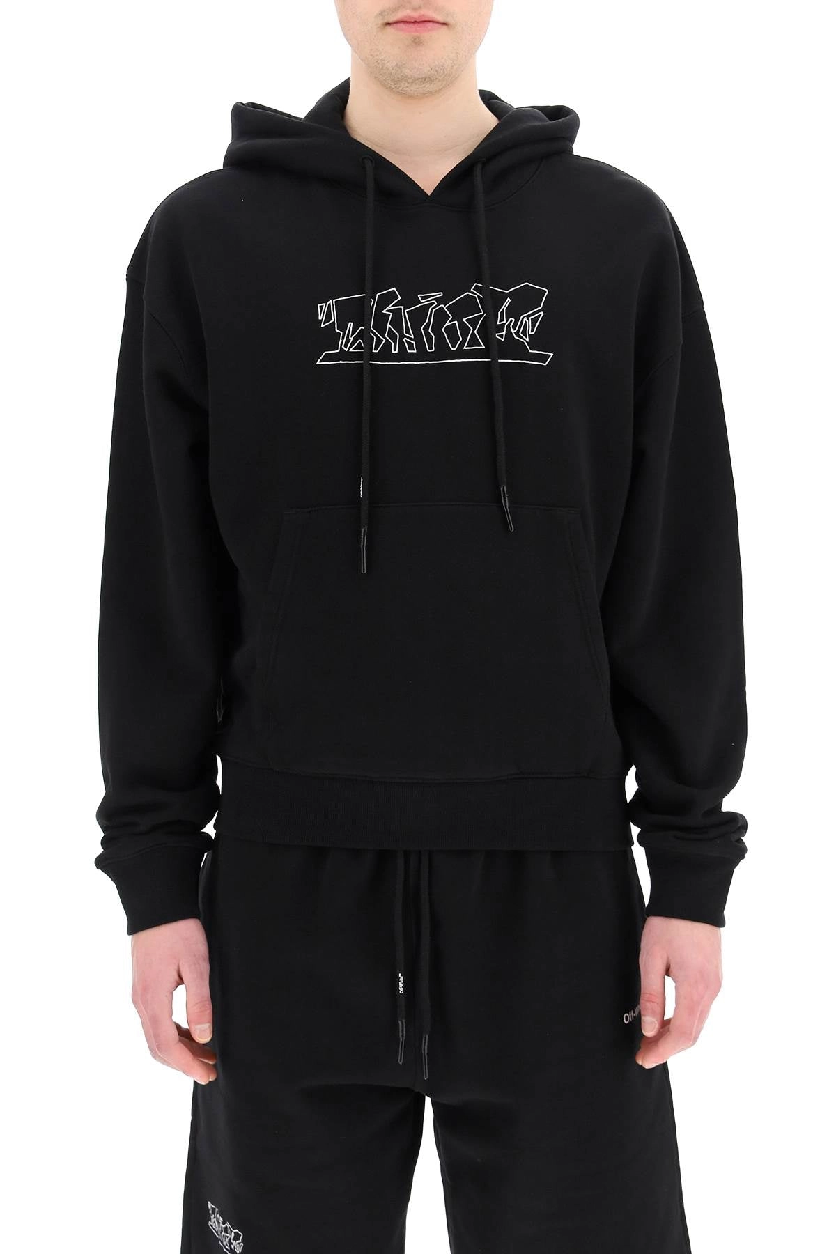 Off-White Graphic Print Hoodie