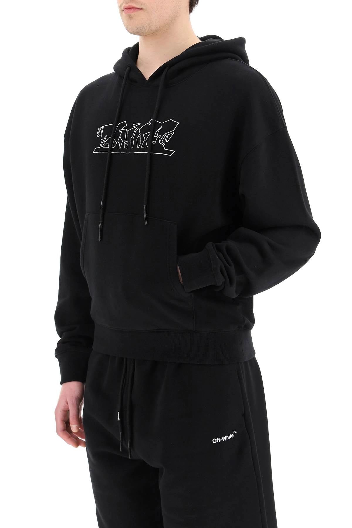 Off-White Graphic Print Hoodie