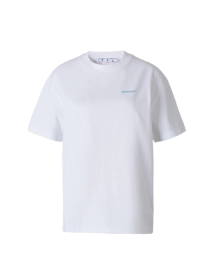 Off-White Logo Print Crewneck T-Shirt