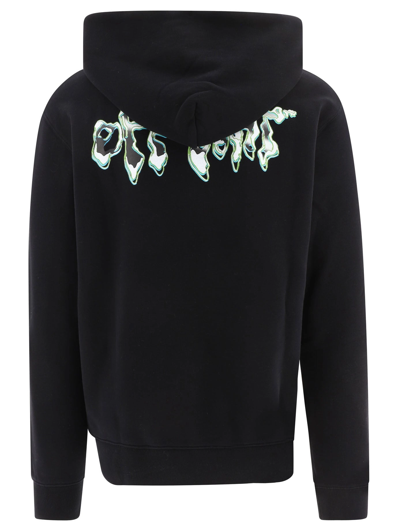 Off-White Logo Printed Drawstring Hoodie