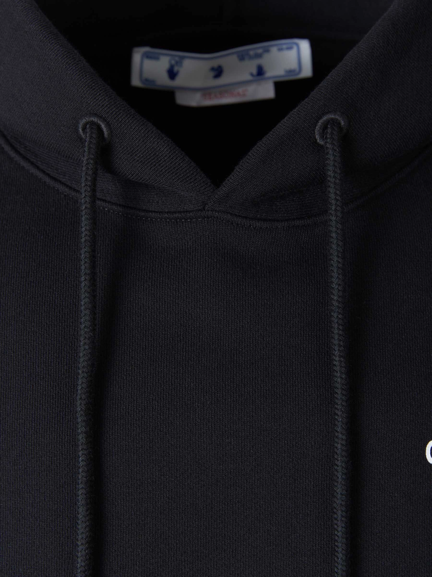 Off-White Wave Diag Printed Drawstring Hoodie
