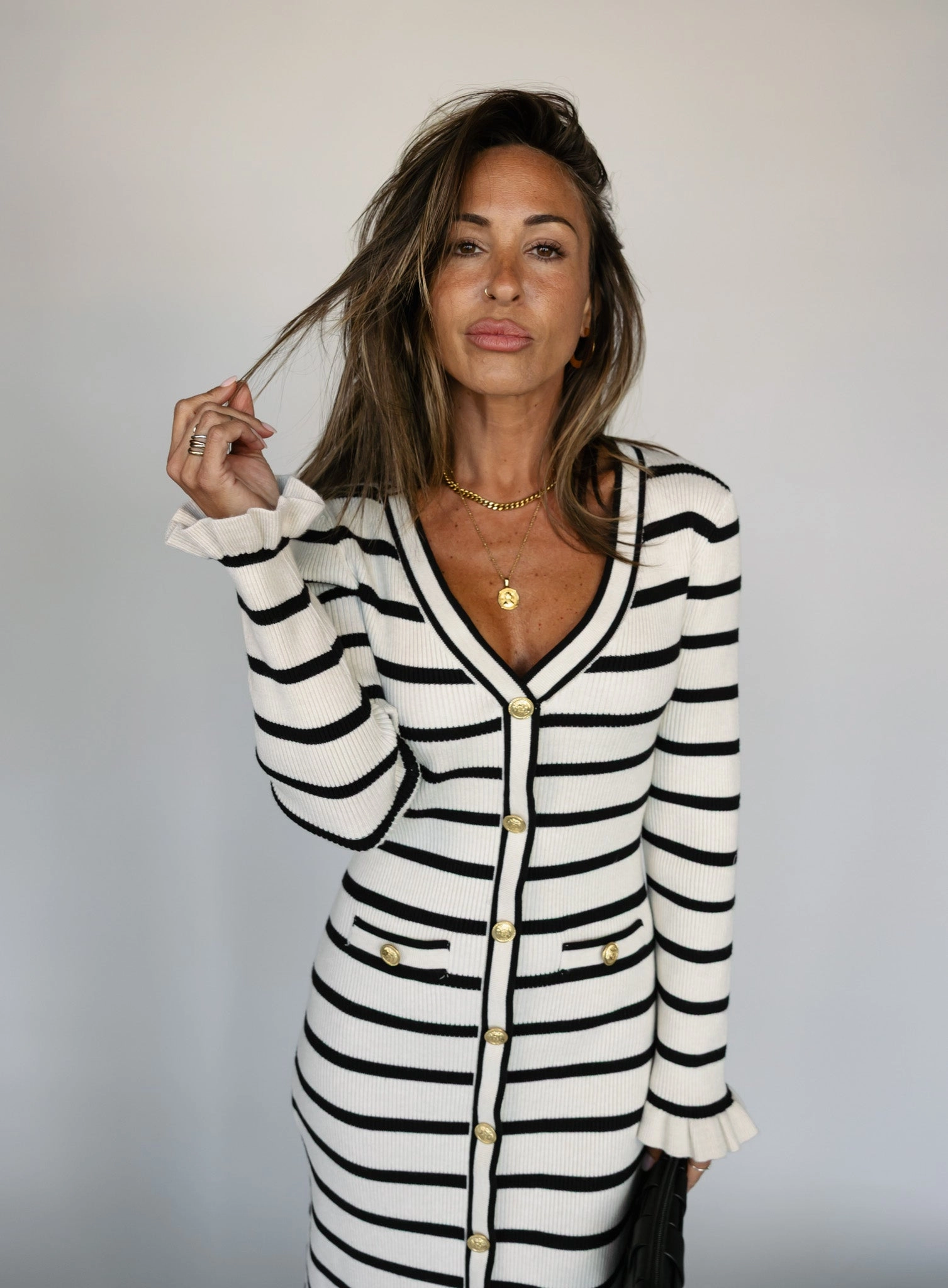 Paige Ruffle Hem Dress