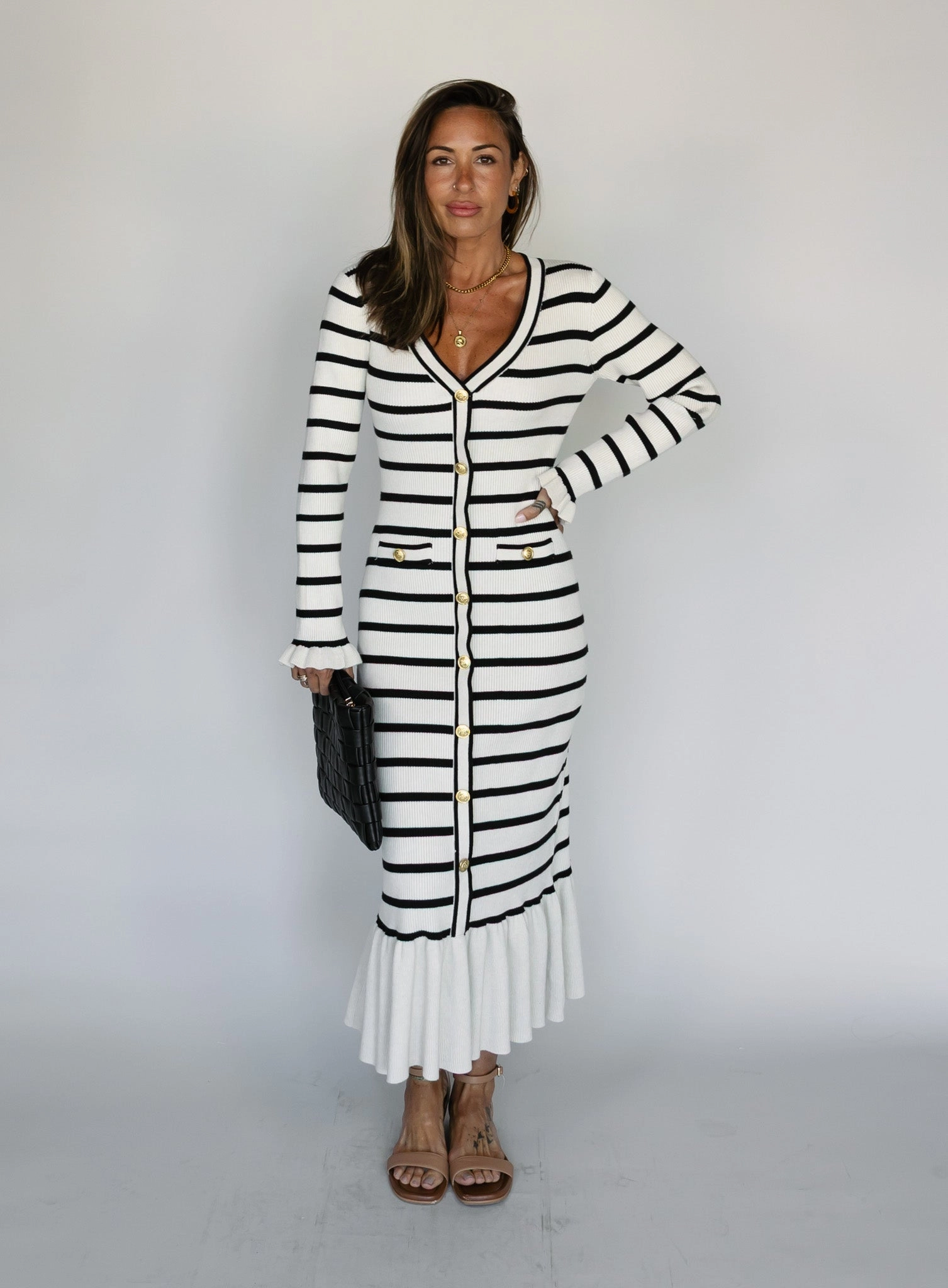 Paige Ruffle Hem Dress