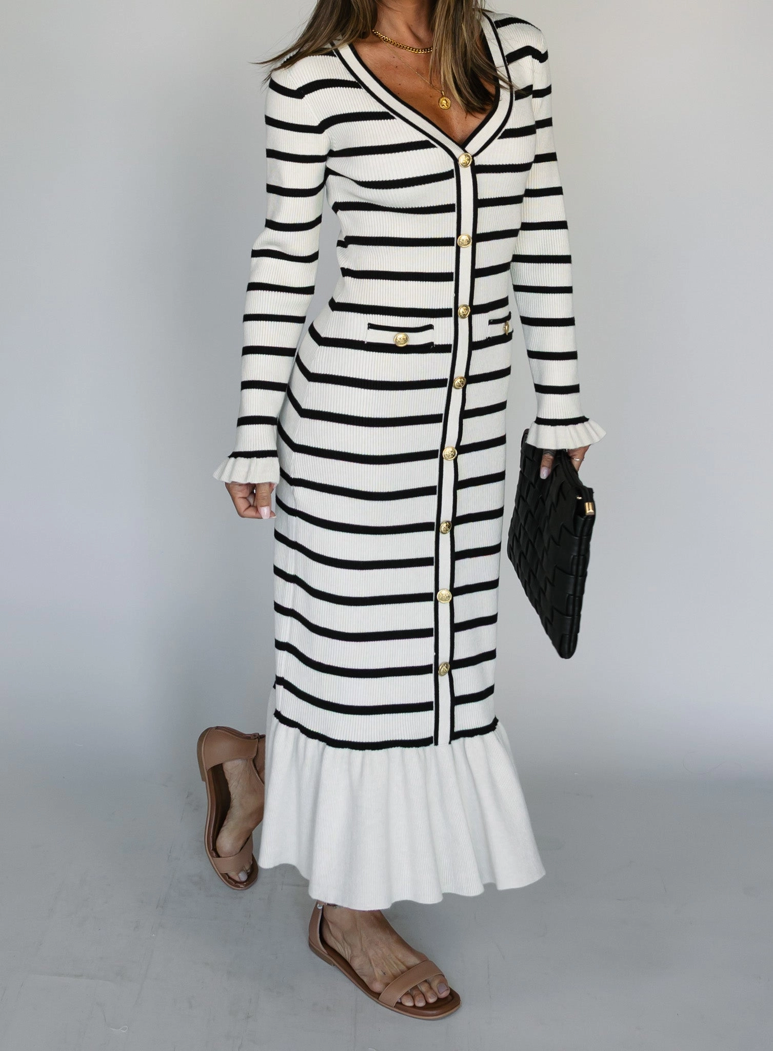 Paige Ruffle Hem Dress