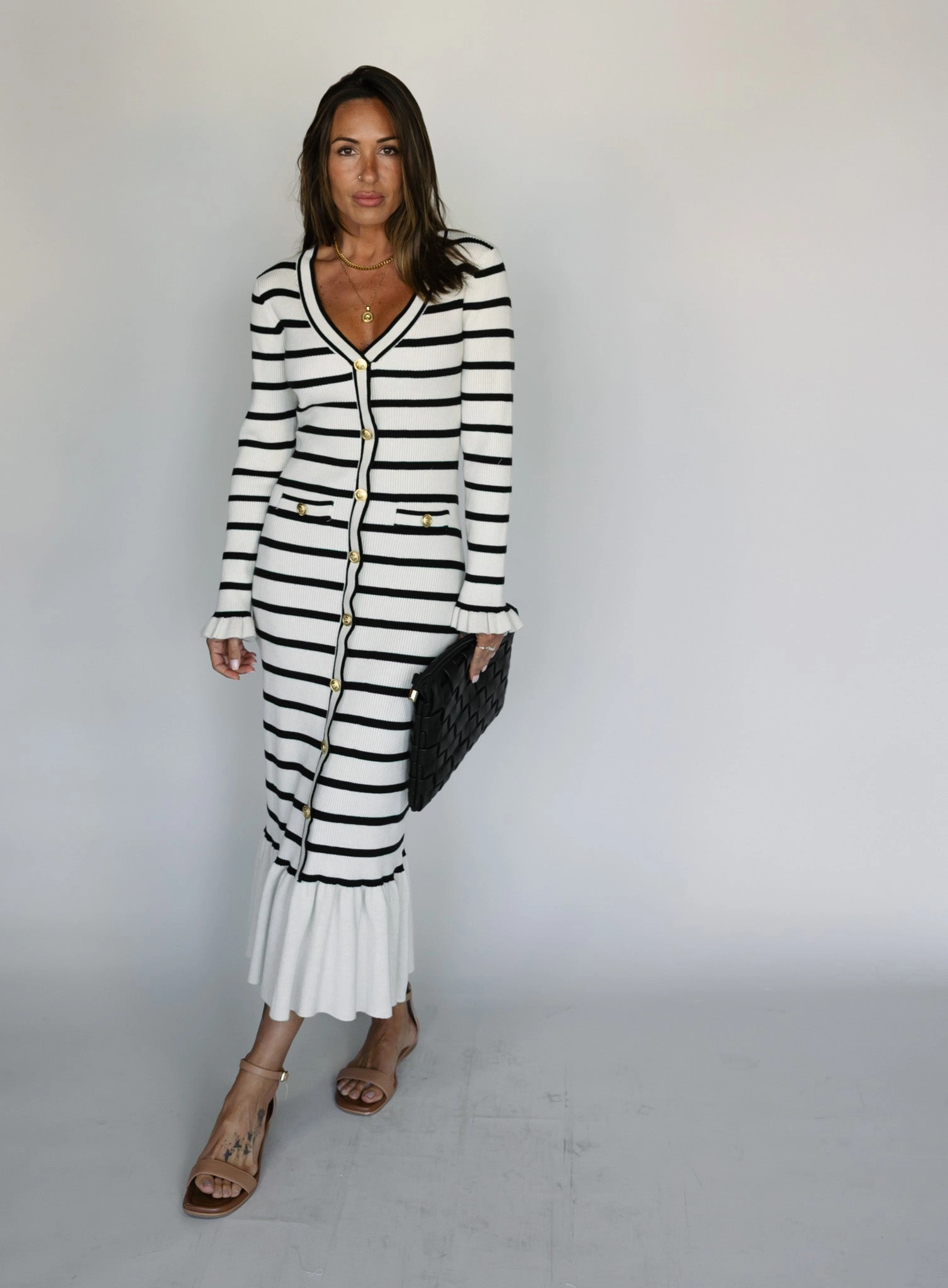Paige Ruffle Hem Dress