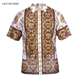 Prestige LACE-509 Short Sleeve Shirt - Sand