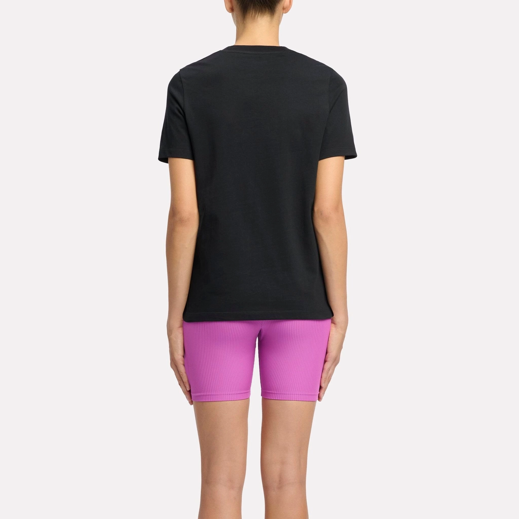 Reebok Identity Big Logo Tee Black/Purple/Electric Amber