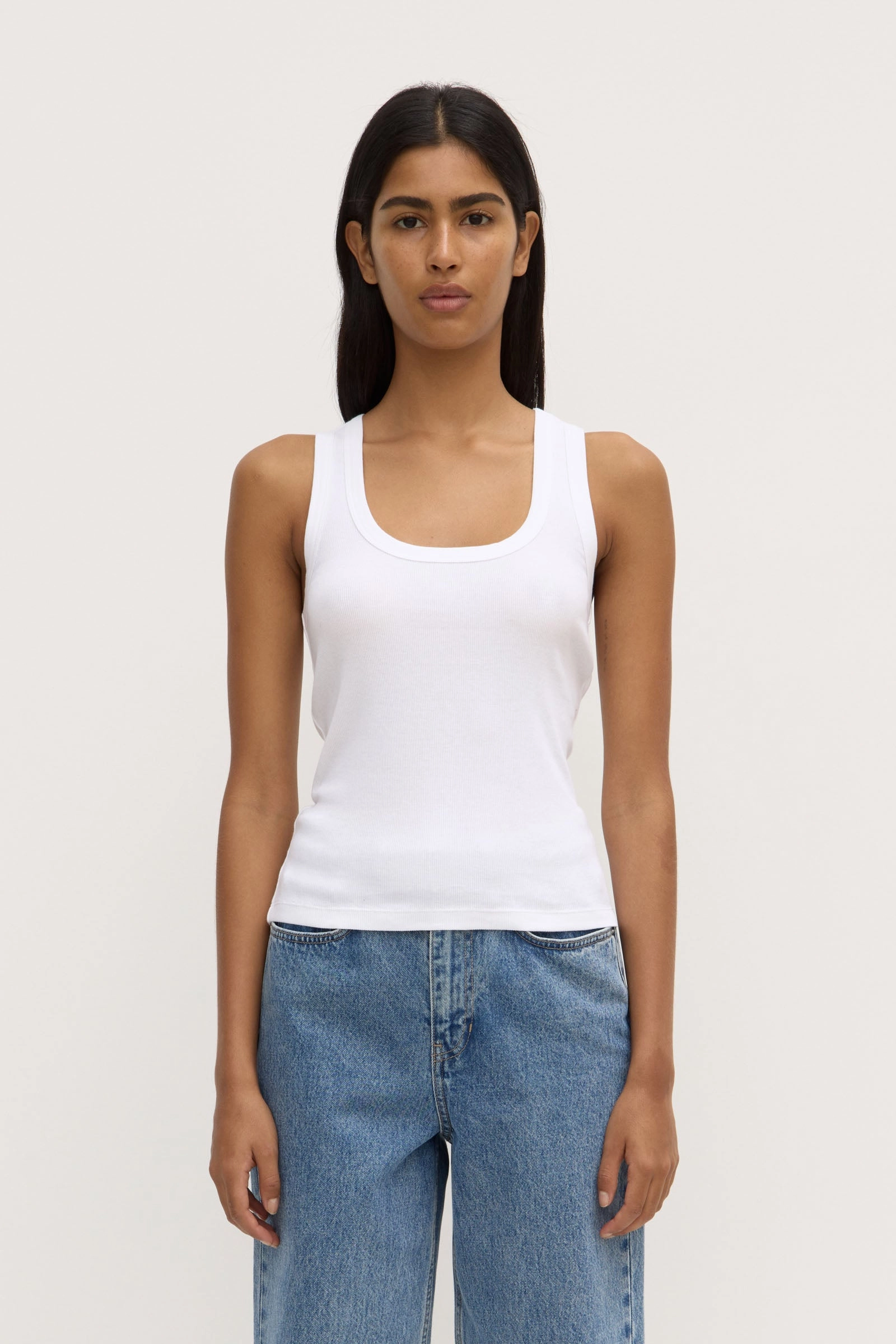 Robyn Scoop Neck Rib Tank