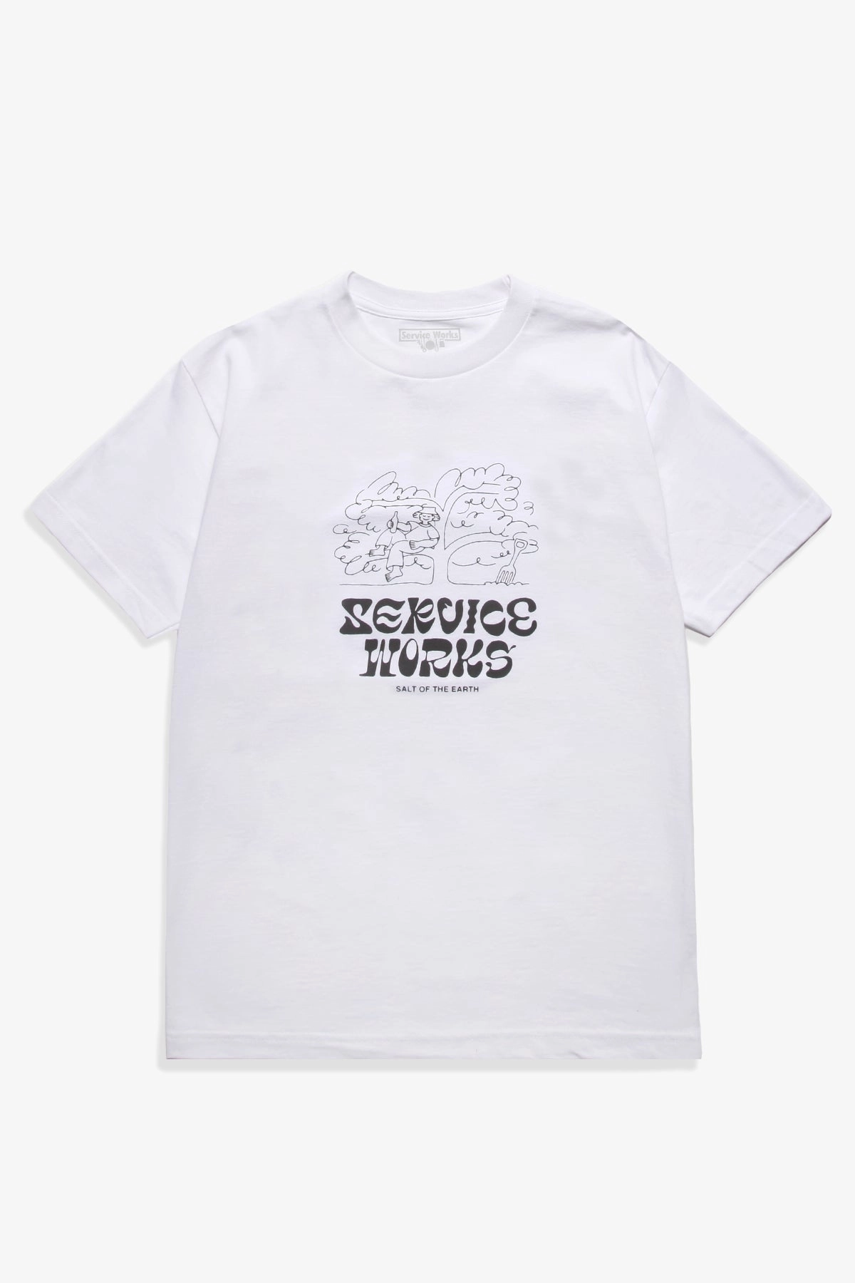 Service Works - Salt of the Earth Tee - White