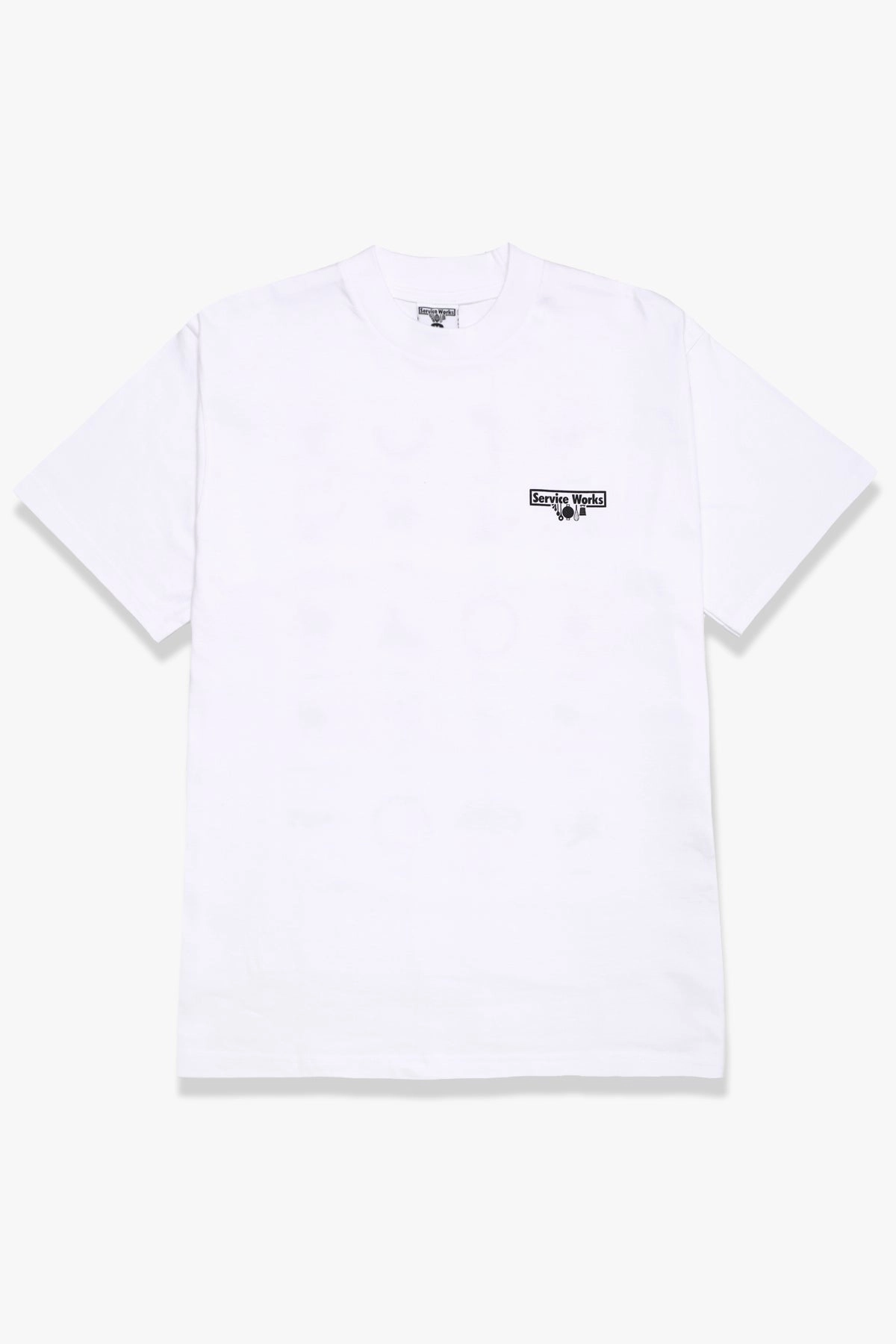 Service Works - Wine Spill Tee - White