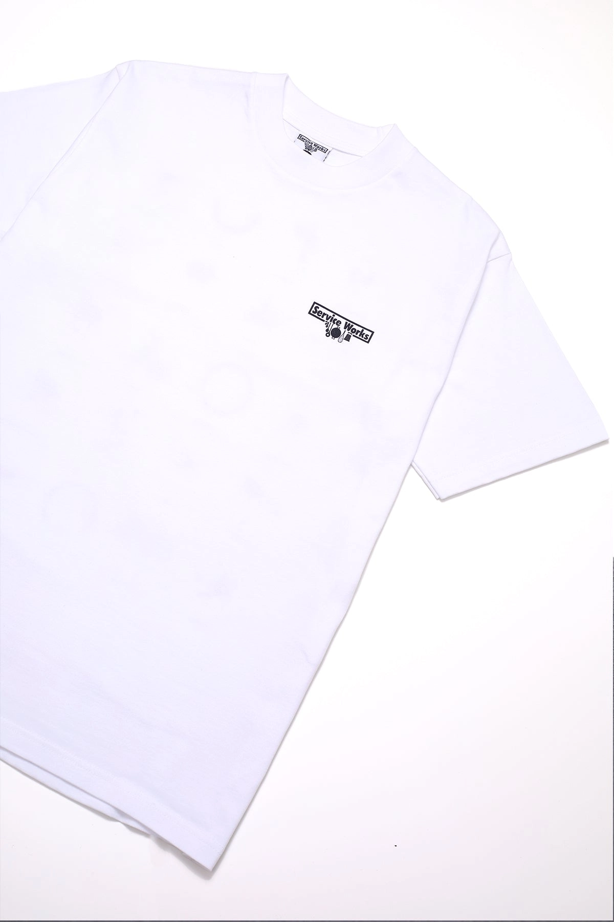 Service Works - Wine Spill Tee - White