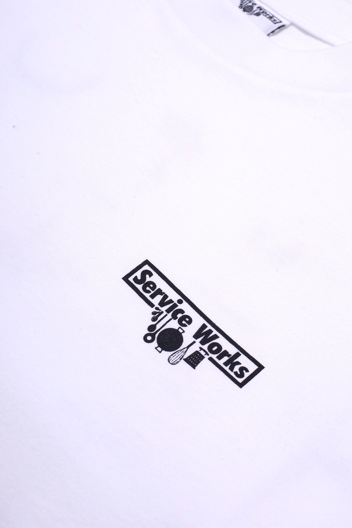 Service Works - Wine Spill Tee - White