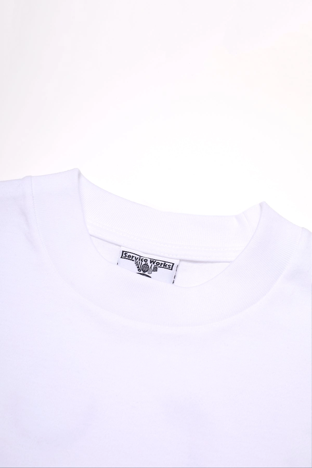 Service Works - Wine Spill Tee - White